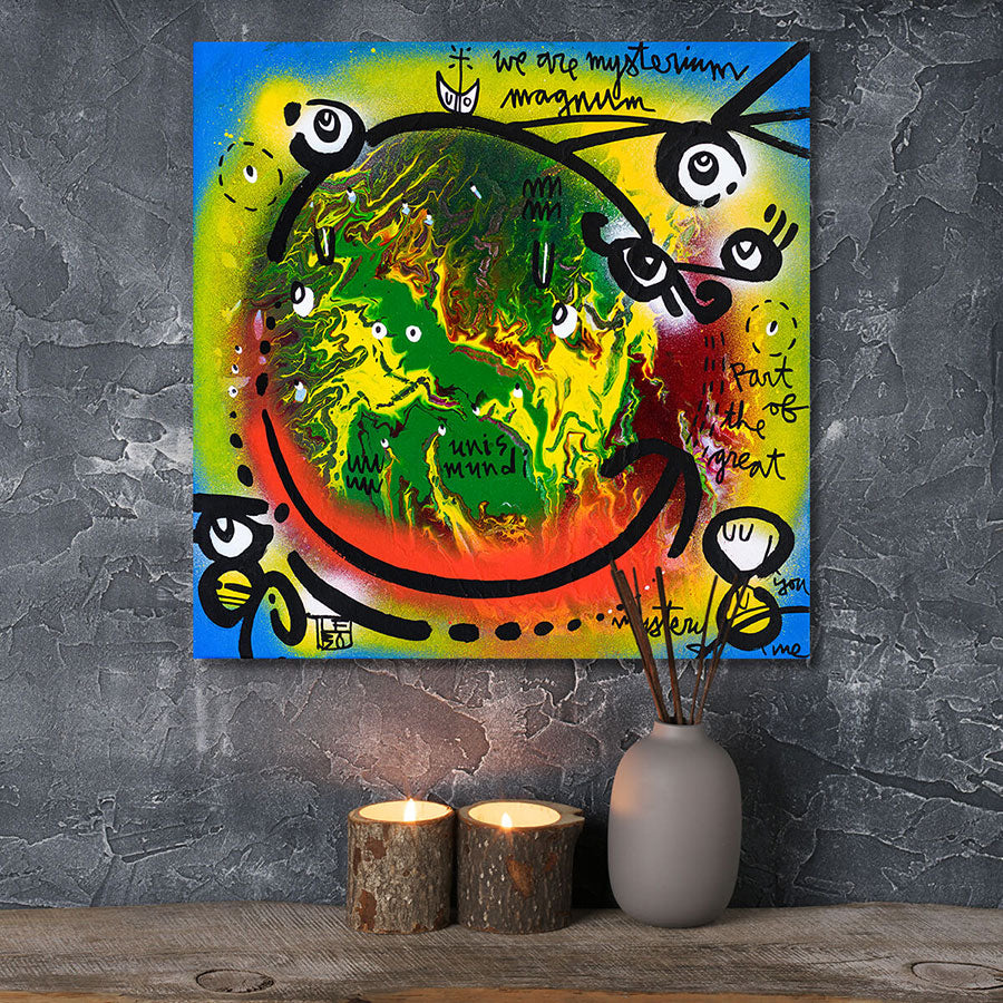 We are Mysterium Magnum (great mystery) - Mineral Print